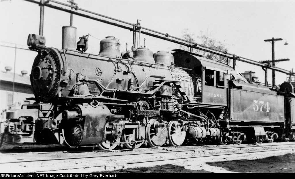 ATSF 0-8-0 #574 - Atchison, Topeka & Santa Fe